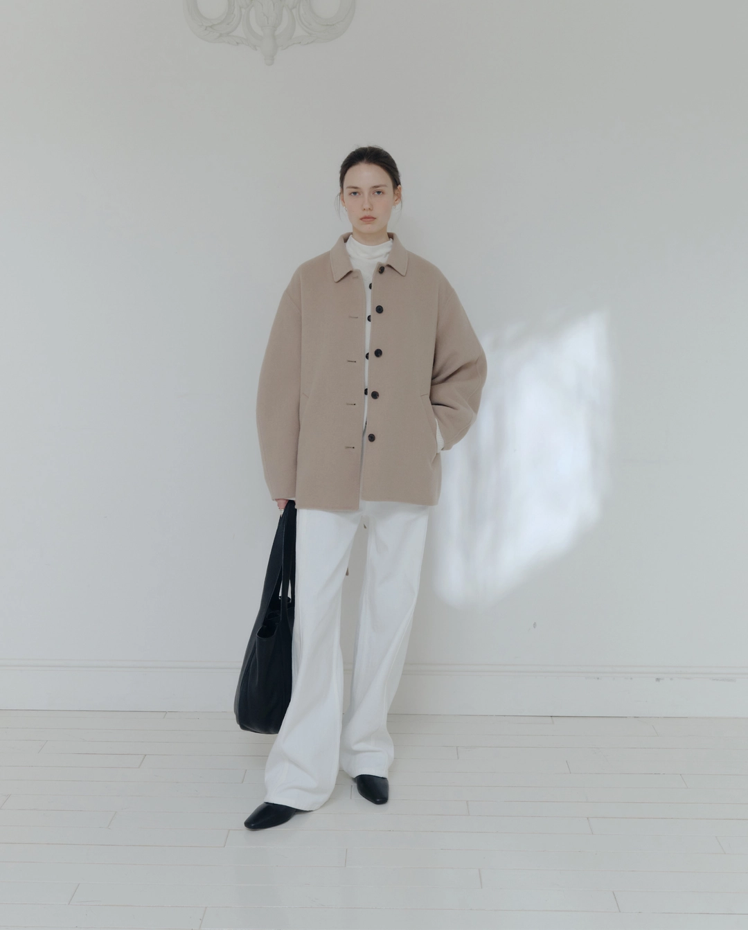포유어아이즈온리 Moor Handmade Half Coat 상품 이미지 2