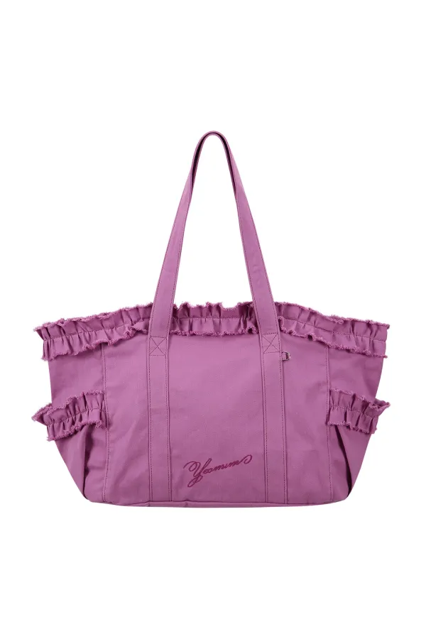 camp frill bag (fuchsia pink)