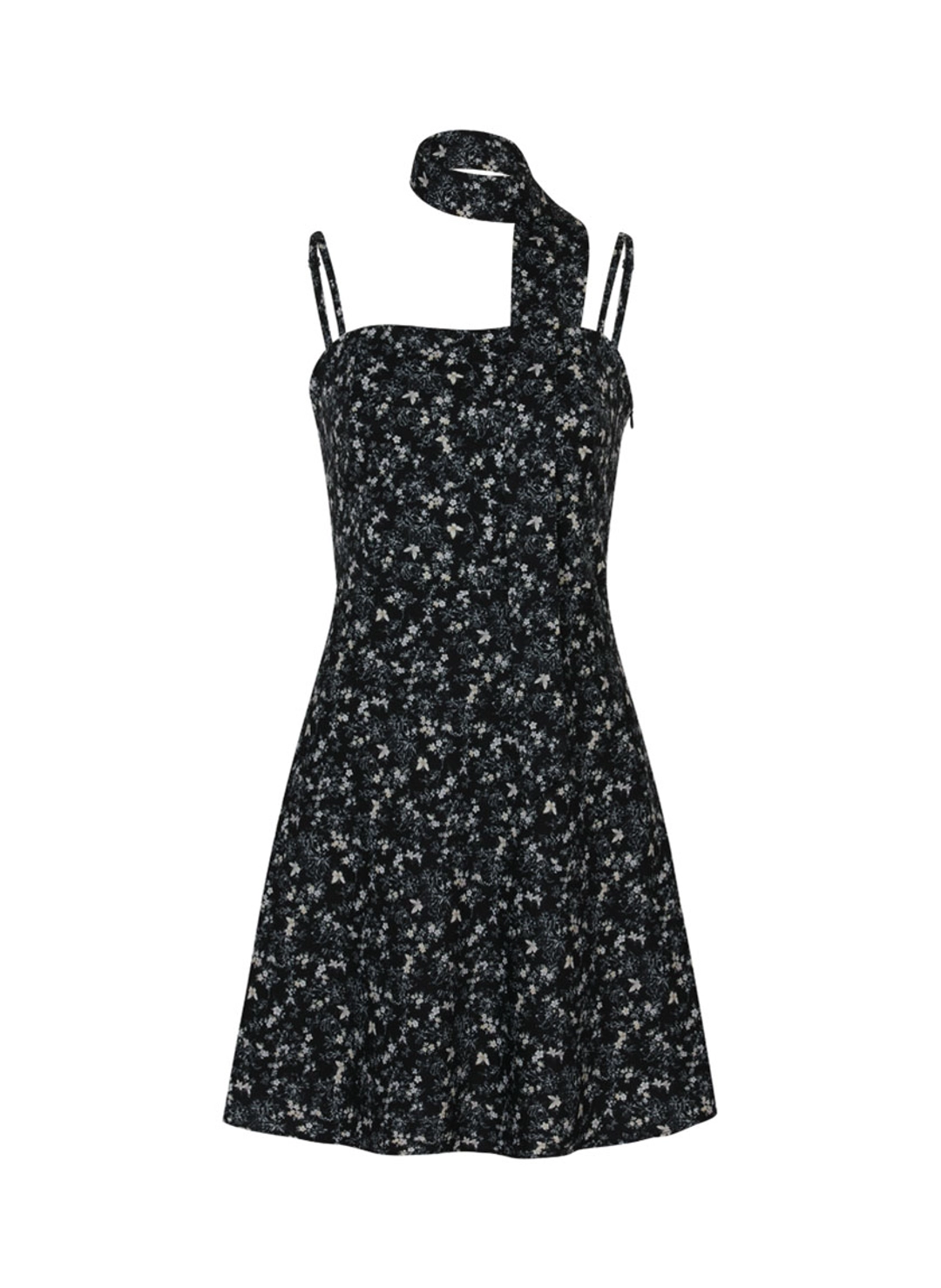 루루서울 10% Bitter Mini Dress (Scarf Set / Black) 상품 이미지 1