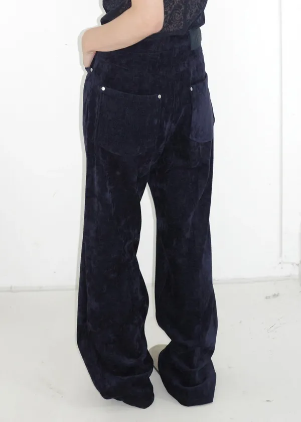 [ SIZE 1 바로배송 ] [ 2차 리오더 ] EYELET PANTS [CORDUROY NAVY]