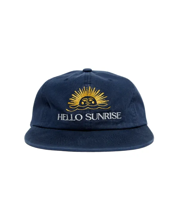 Washed Two Tone Logo 6panel Cap_Navy