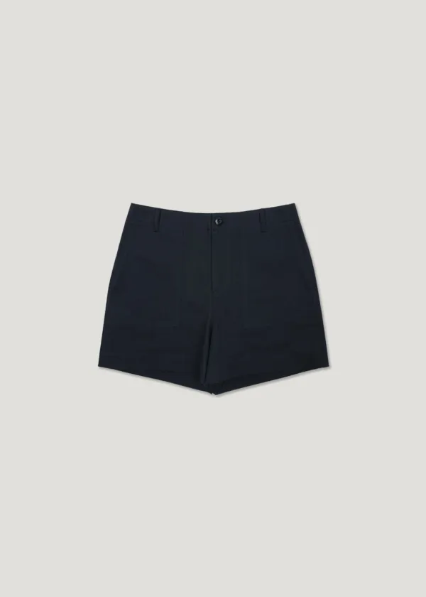 Safari Cotton Shorts_Navy