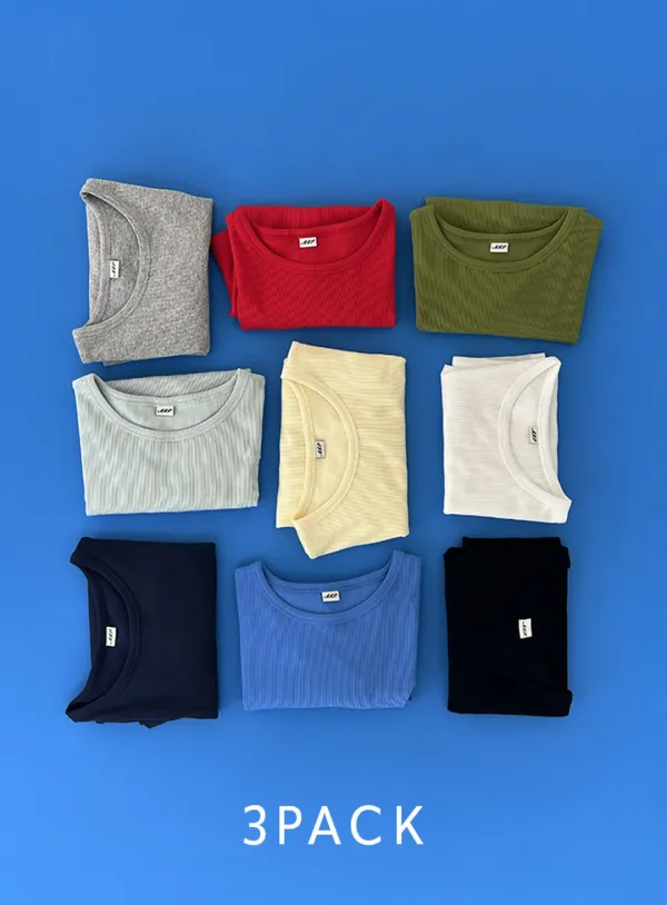[ROUTINE] CAMPA TEE_3PACK