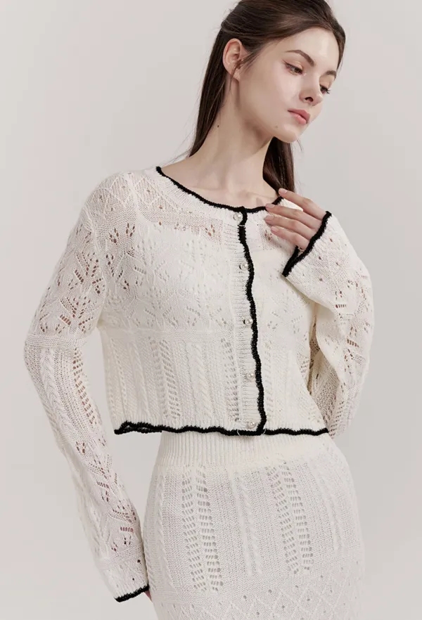 Rosie Cardigan (Ivory)