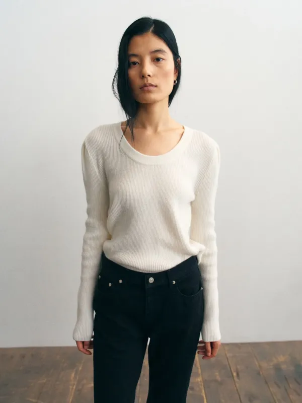 Loren Puff Sleeve Knit_Ivory