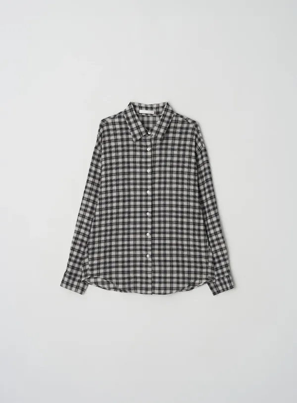 [6TH]Roah summer check shirts(2color)