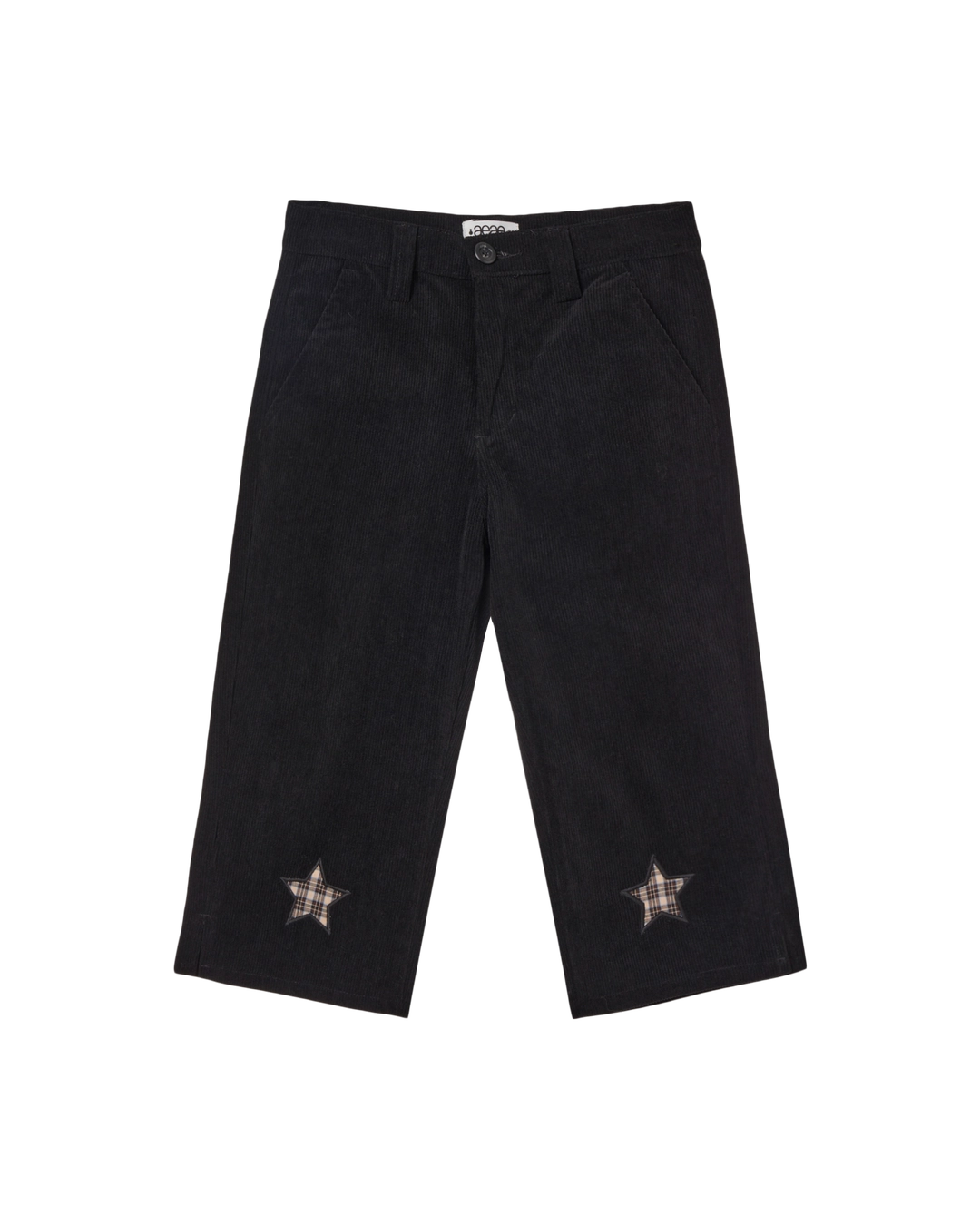 에이이에이이 STAR PATCH CAPRI CORDUROY PANTS [BLACK] 상품 이미지 1