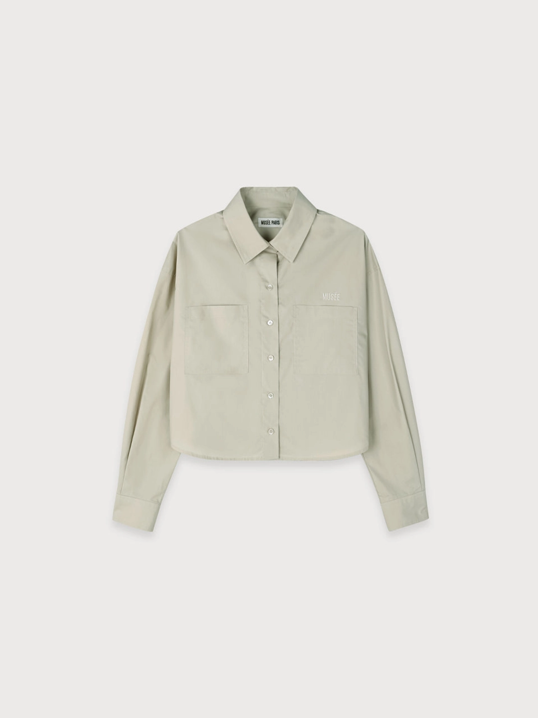 뮤제 NUMARE Airy Cotton Poplin Shirt_Soft Taupe 상품 이미지 1