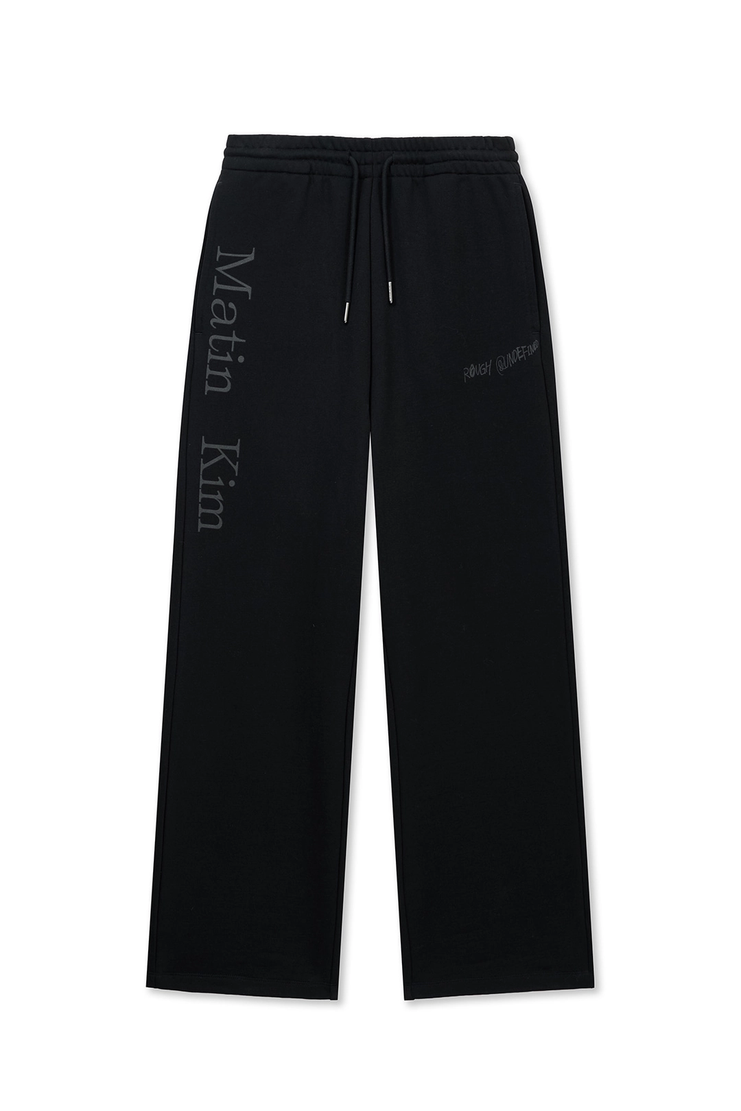 마뗑킴 ESSENTIAL LOGO SWEATPANTS IN BLACK 상품 이미지 1