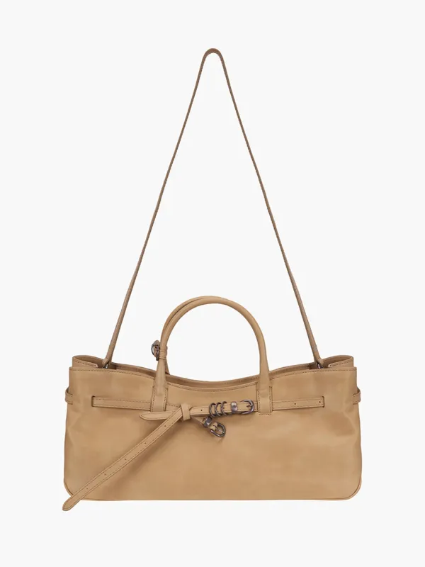 GRANDMA USED BAG_french beige pull-up