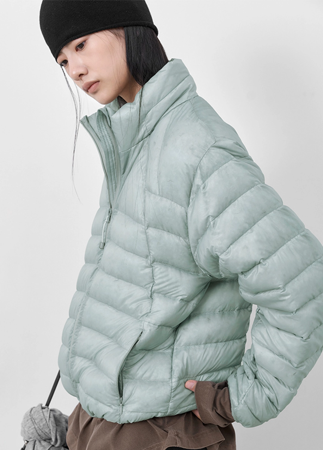 아뜰리에 나인 (JP-620)LIGHT WEIGHT HIGH NECK DUCK DOWN 상품 이미지 2