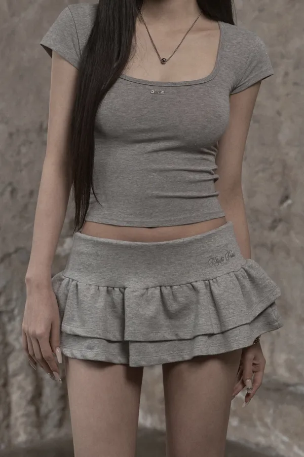 Ballet Skirt Pants (gray)