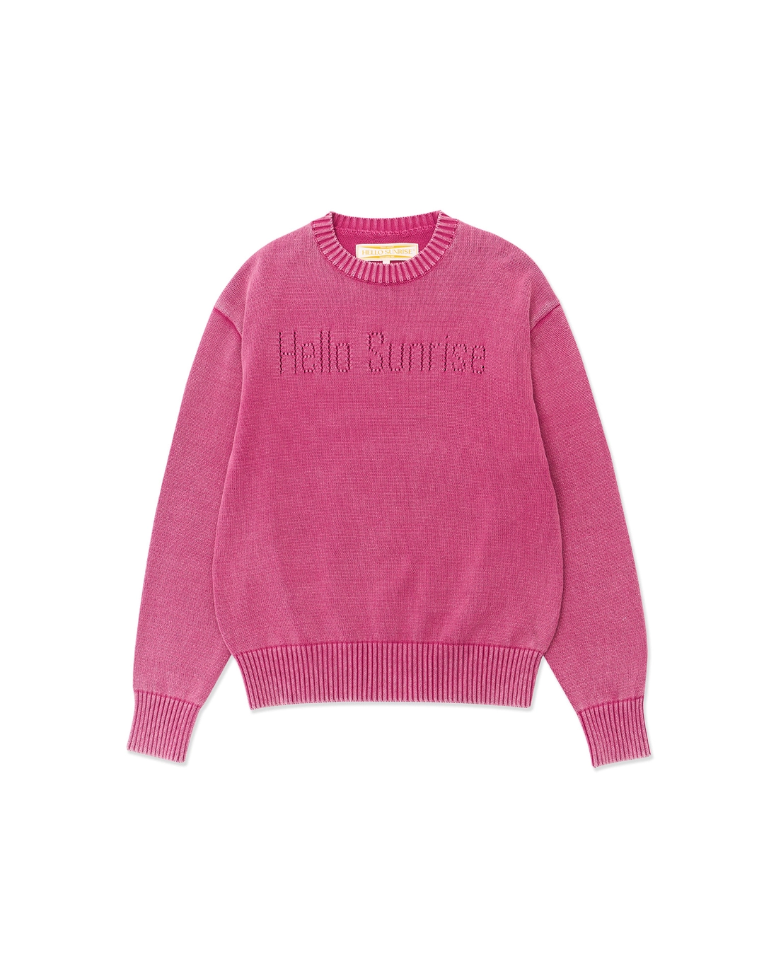헬로선라이즈 HS Classic Typo Knit_VTG Pink 상품 이미지 2
