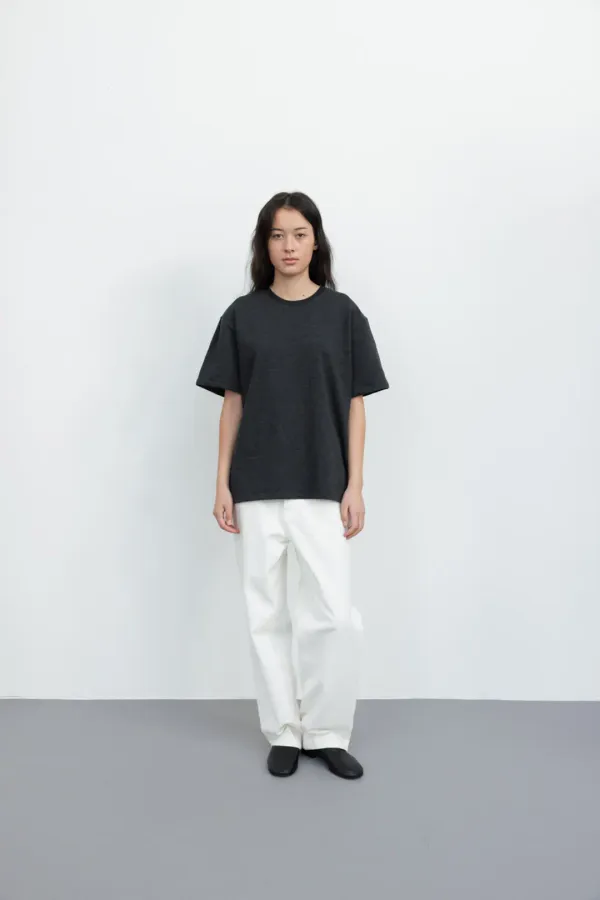 Oversized Long T-shirt (Charcoal)