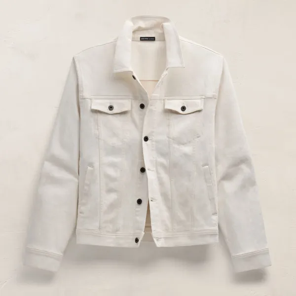 Stretch Denim Jacket - Coastal Cloud