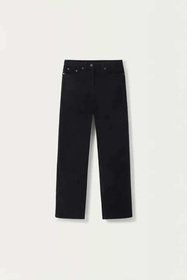 2ND / Cocoon corduroy pants (Black)