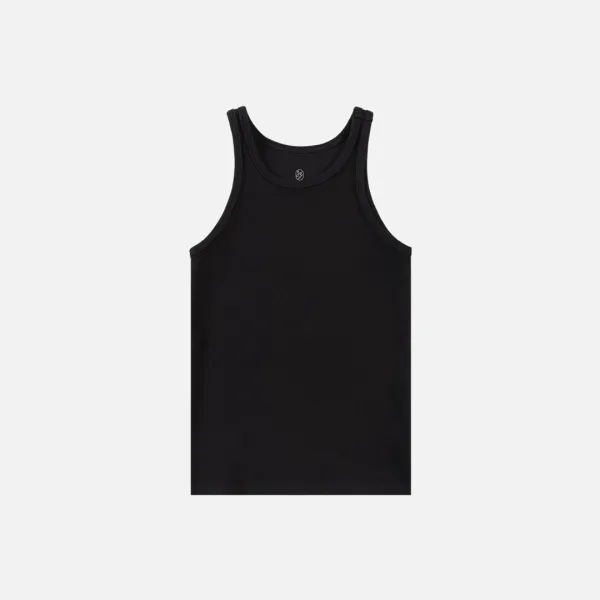 SITP5271 베이직 라운드넥 크롭 나시탑_Black