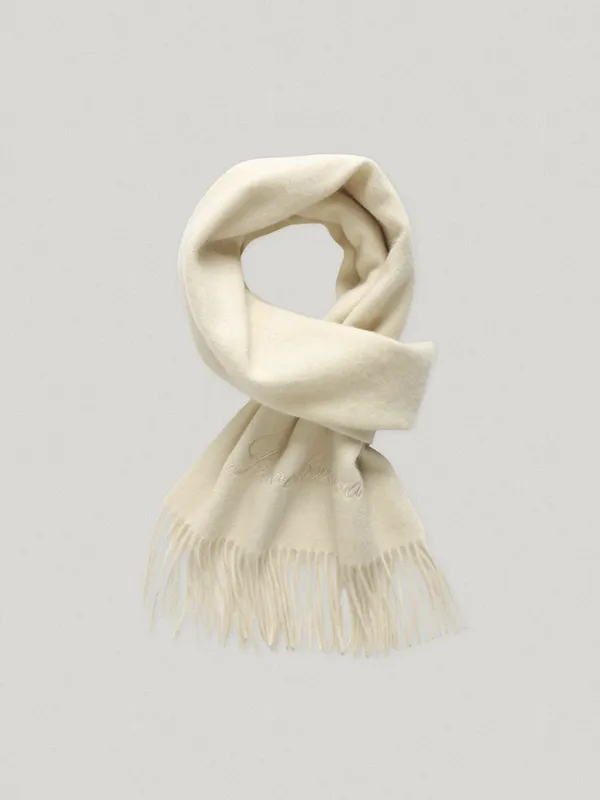 Cream Everett Wool Scarf (5th)
