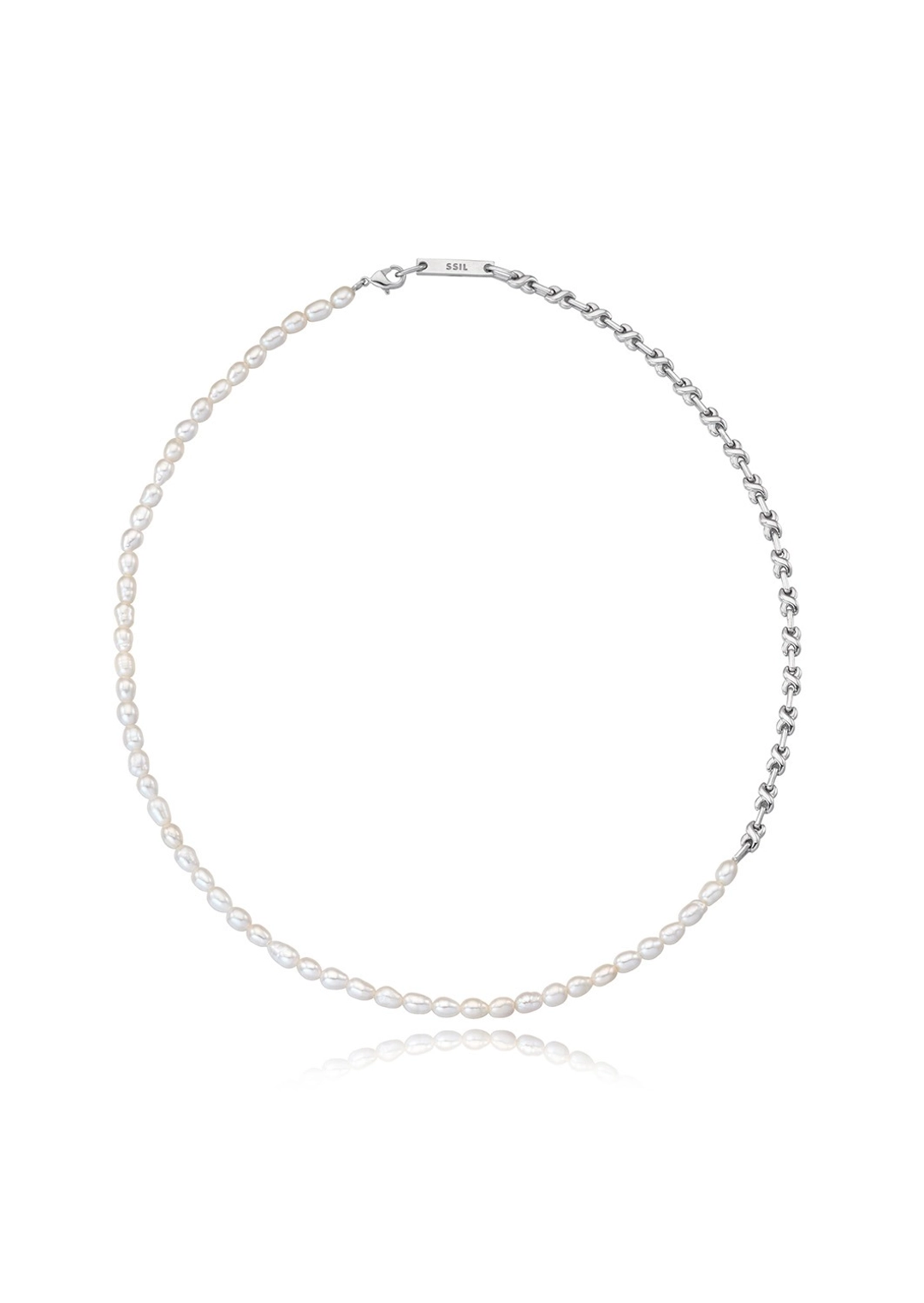 에스실 [N] X Row Pearl Collar_S 상품 이미지 1