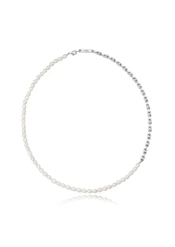 [N] X Row Pearl Collar_S
