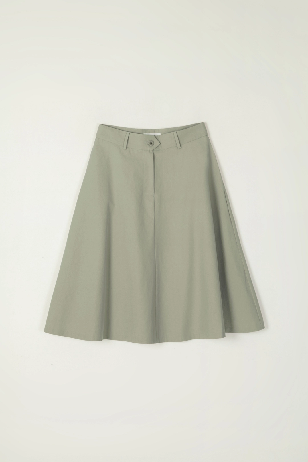 세이지먼트 DOLPHIN FLARE HALF SKIRT_LIGHT KHAKI 상품 이미지 3