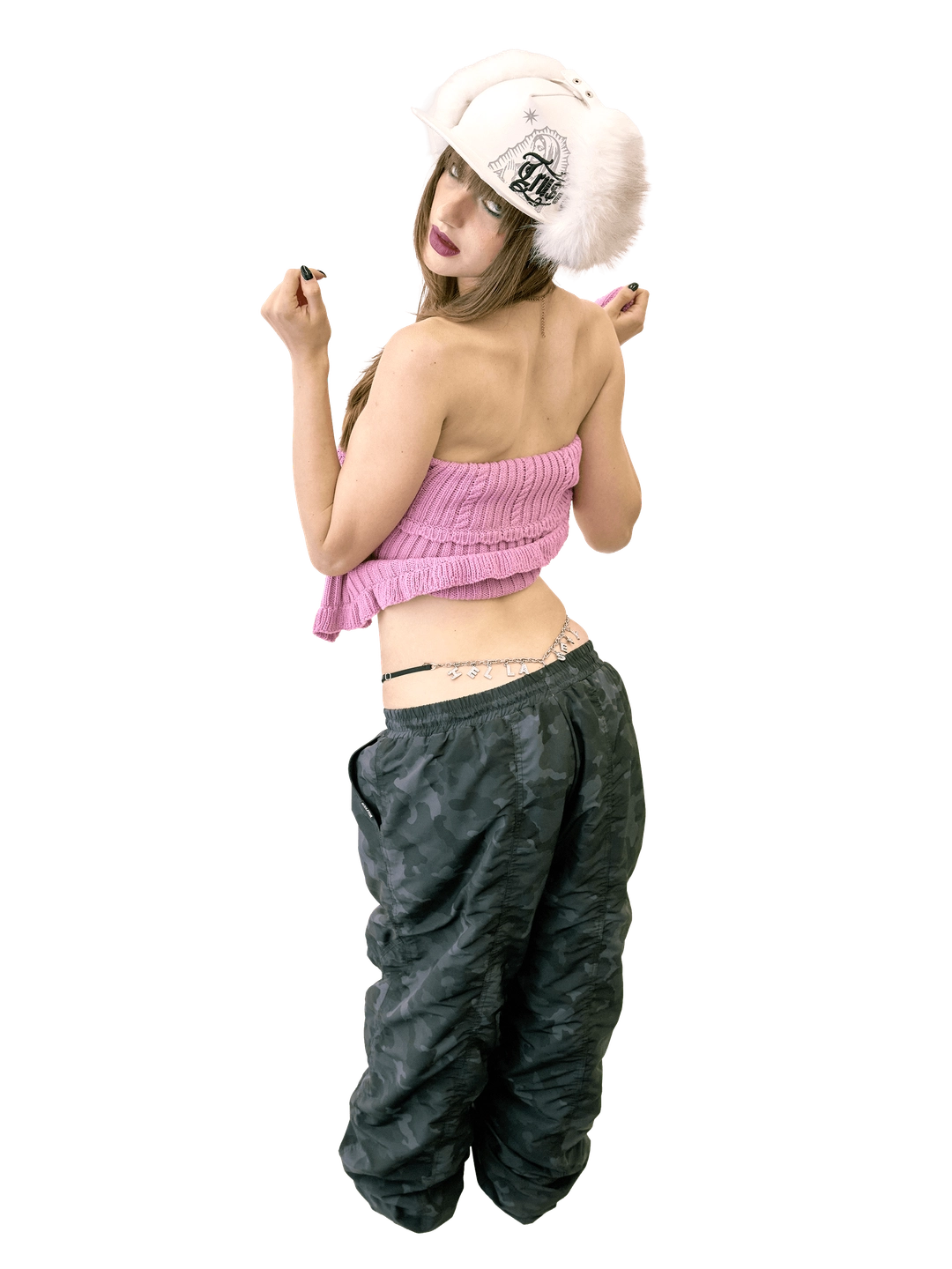 스컬프터 Faithless Twill Earflap Cap White 상품 이미지 1
