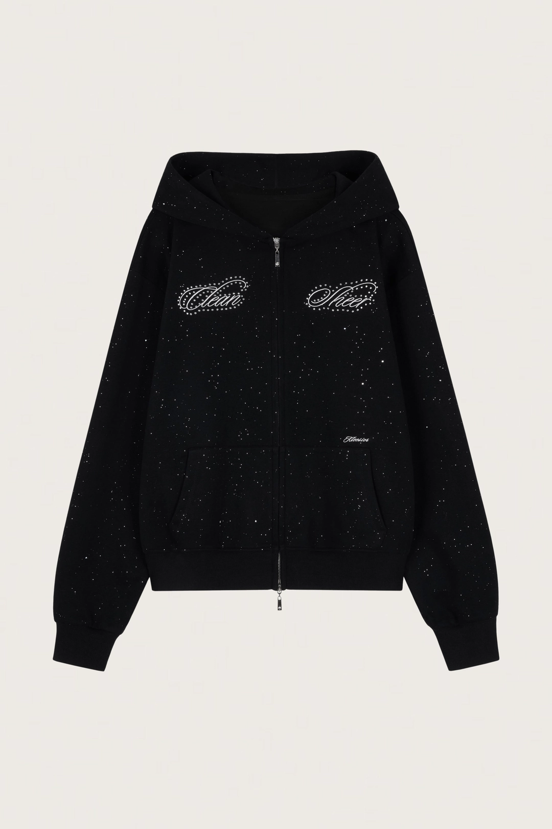 클리시어 Twinkle Dust Hooded Zip-up, Black 상품 이미지 1