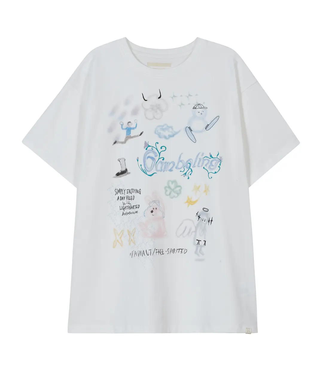 타입서비스 [5차] Gamboling Top [White] 상품 이미지 3