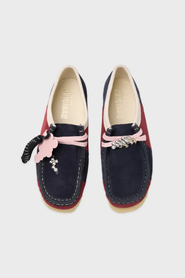 Clarks X Cus Wallabee Charm Set (Navy Stripe)