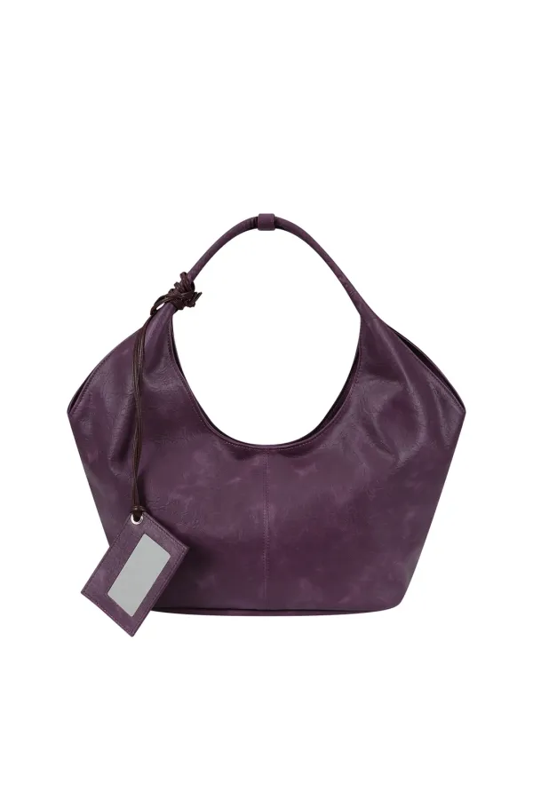 5/29 예약배송 미디움 베이스 백 & 거울 카드 참 세트 medium vase bag (deep purple) & mirror card charm set