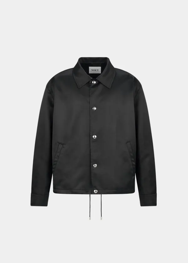 SURF SOUND COACH JACKET - BLACK