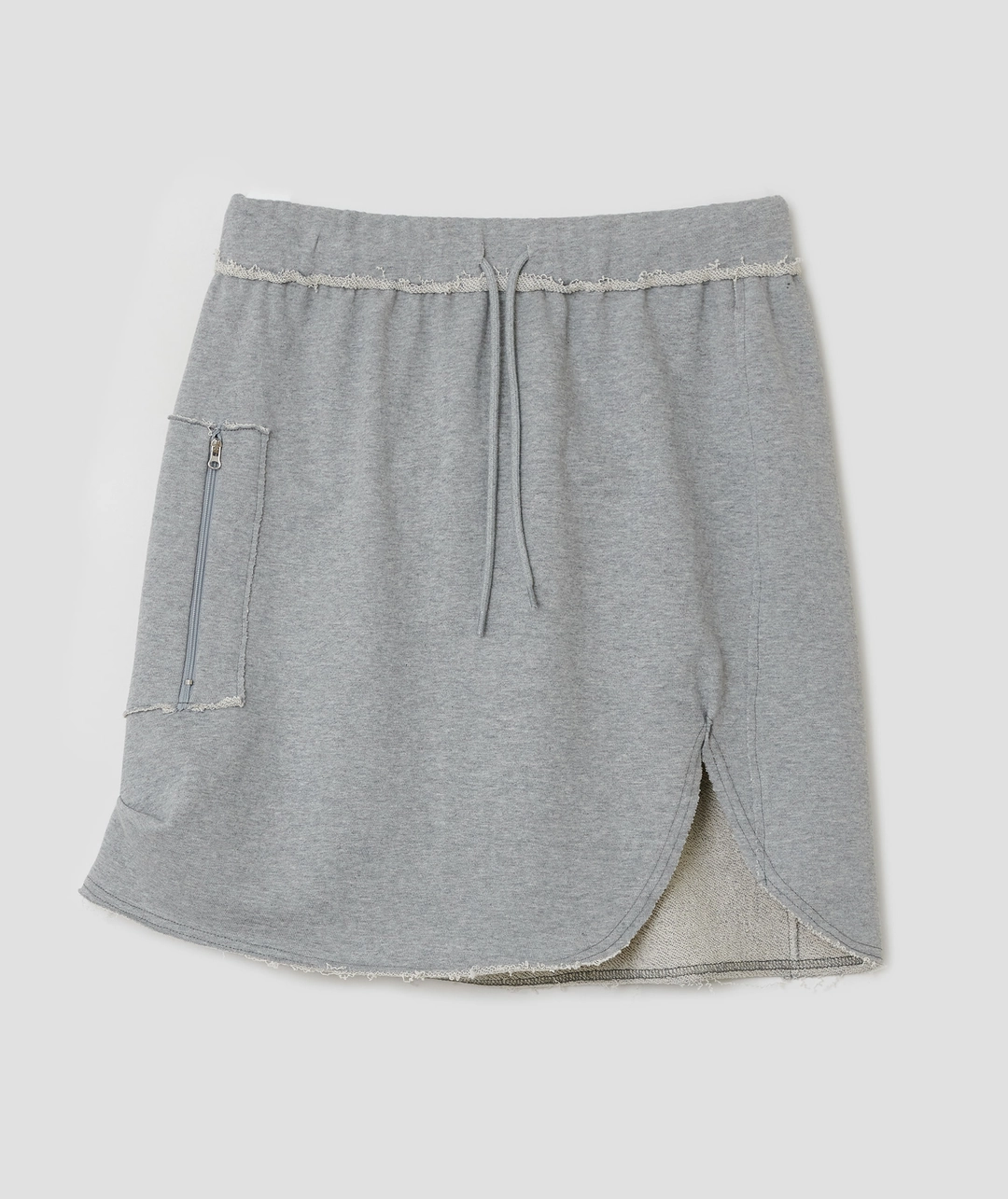타입서비스 Slit Pocket Jersey Skirt [Gray] 상품 이미지 1