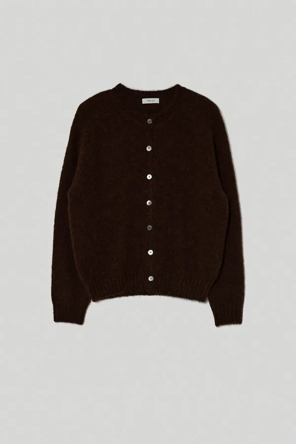 Alpaca cardigan (Brown)