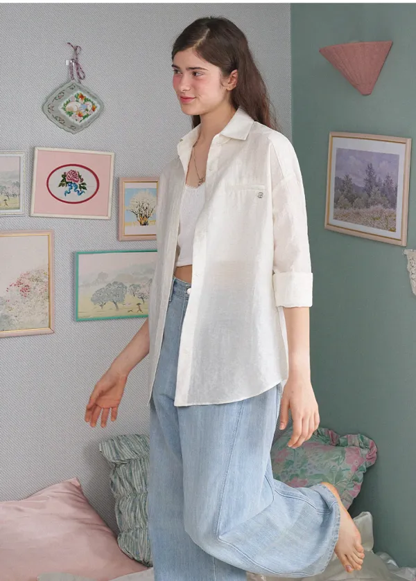  [44-120]  Liam Overfit Linen Shirt  리암 오버핏 린넨 셔츠(여름-봄-가을-데일리룩-데이트룩-출근룩-여행룩-살안타템-바캉스룩-오버핏-오버핏셔츠-비스코스-빅사이즈-자체제작) 