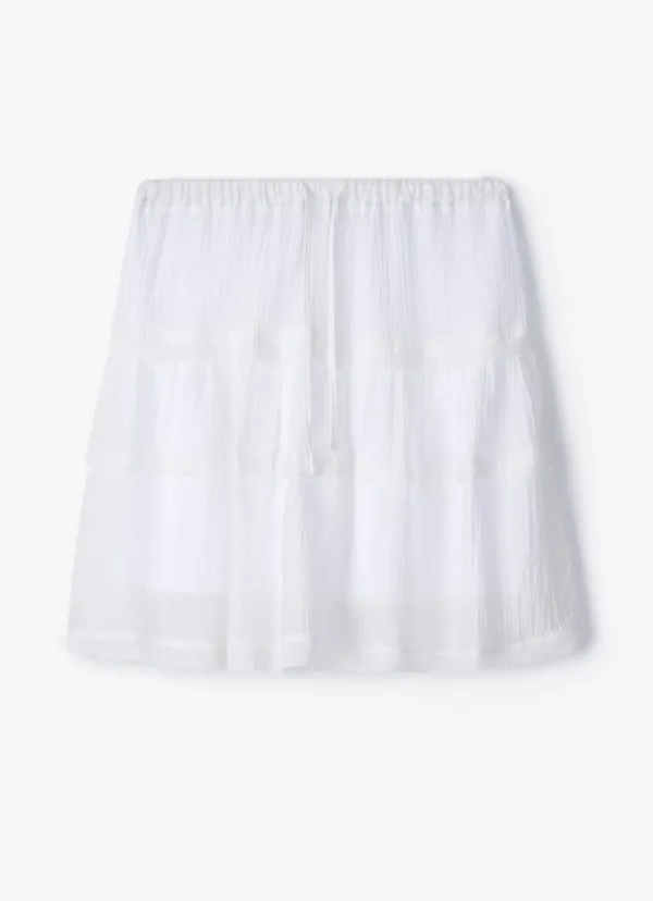 Ruffle Skirt (Ivory)