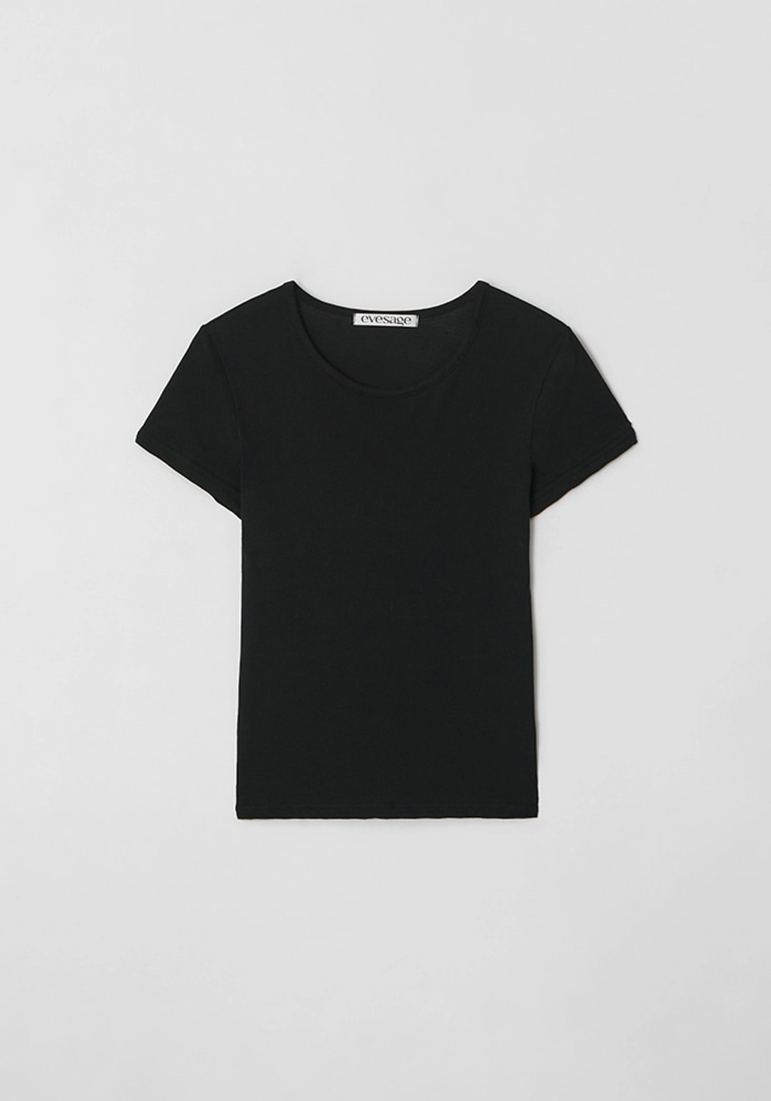 이브세이지 Summer half tee (Black) 상품 이미지 1