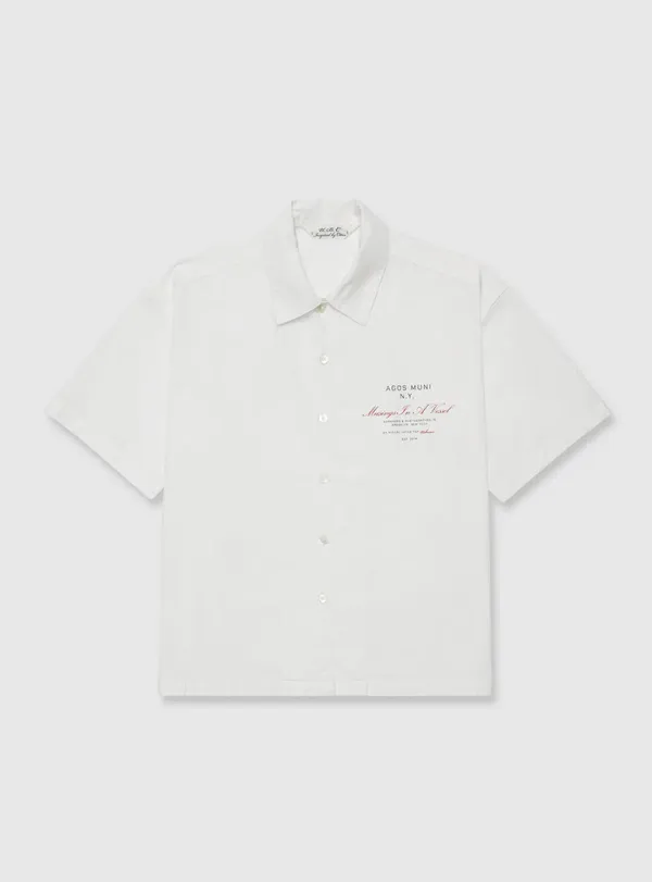Agos Muni Lettering Shirt