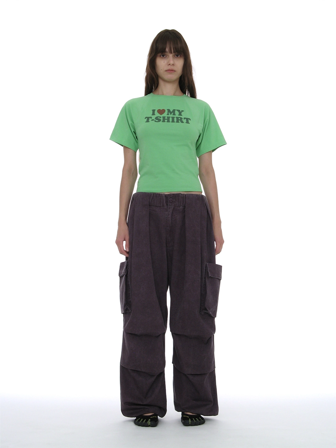 파르티멘토 [WOMEN] BAT SLEEVE ILT PRINTED TEE_NEON GREEN 상품 이미지 2