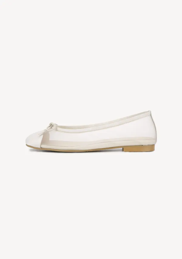 SANDY MESH FLAT SHOES