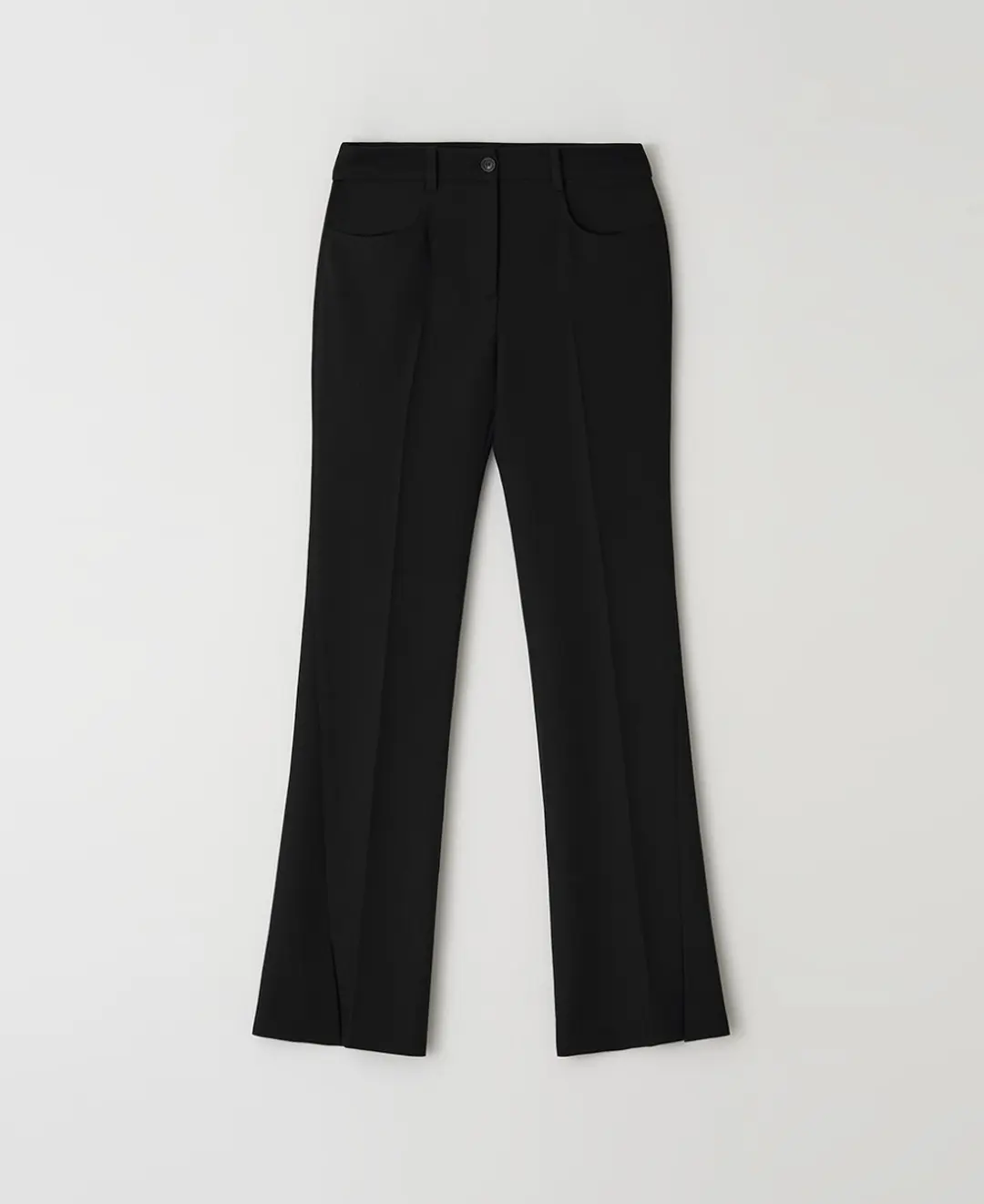 스텝어라운드 Boots cut slit pants_BLACK 상품 이미지 1