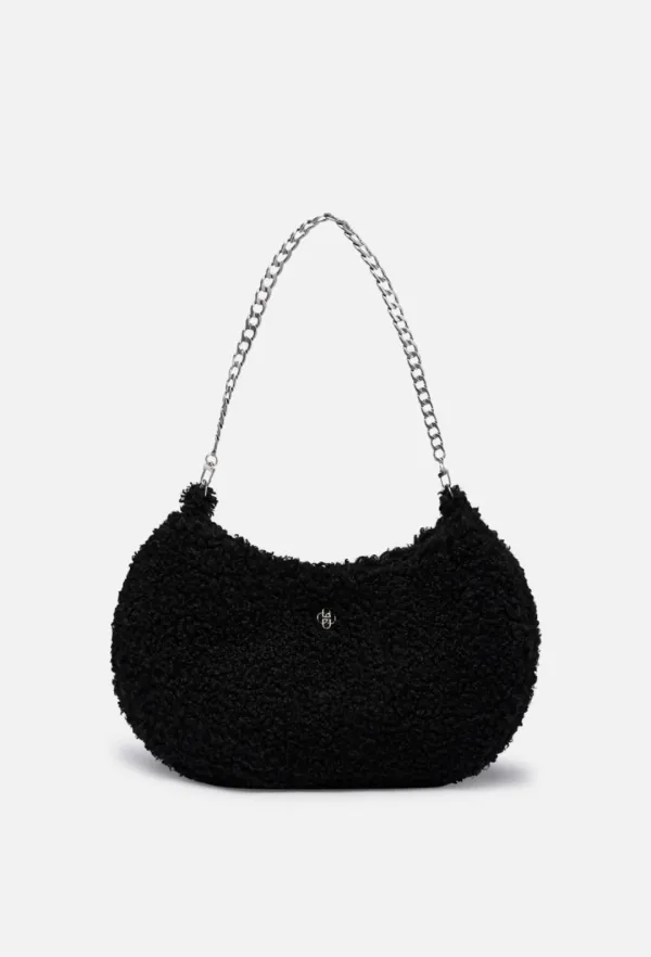 Dana Boucle Chain Bag (Black)