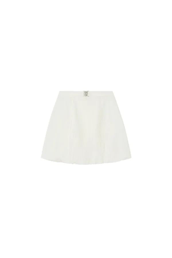 Puff skirt - White