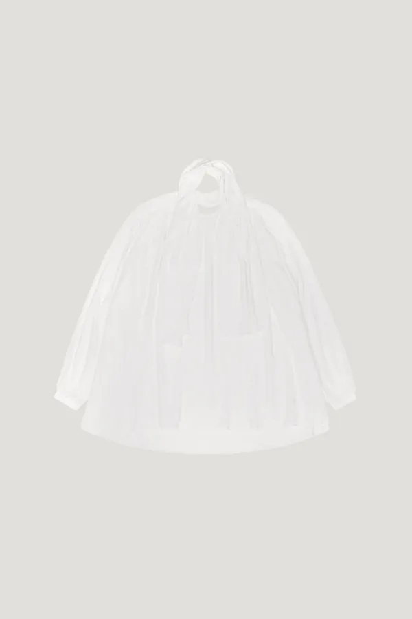 Vienna Scarf Blouse Set (ivory)