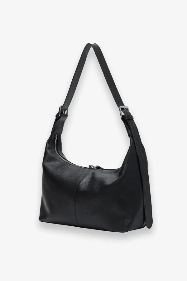 Eve 2way Leather Bag_Black
