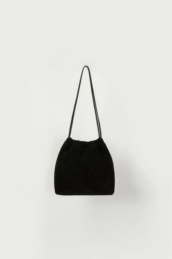 [당일출고] JOY SUEDE COW LEATHER BAG_BLACK