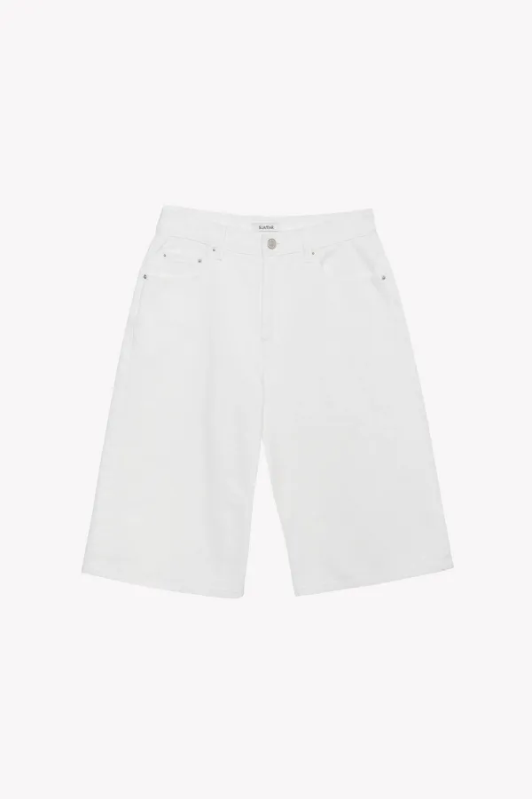 Enver Bermuda Denim (White)