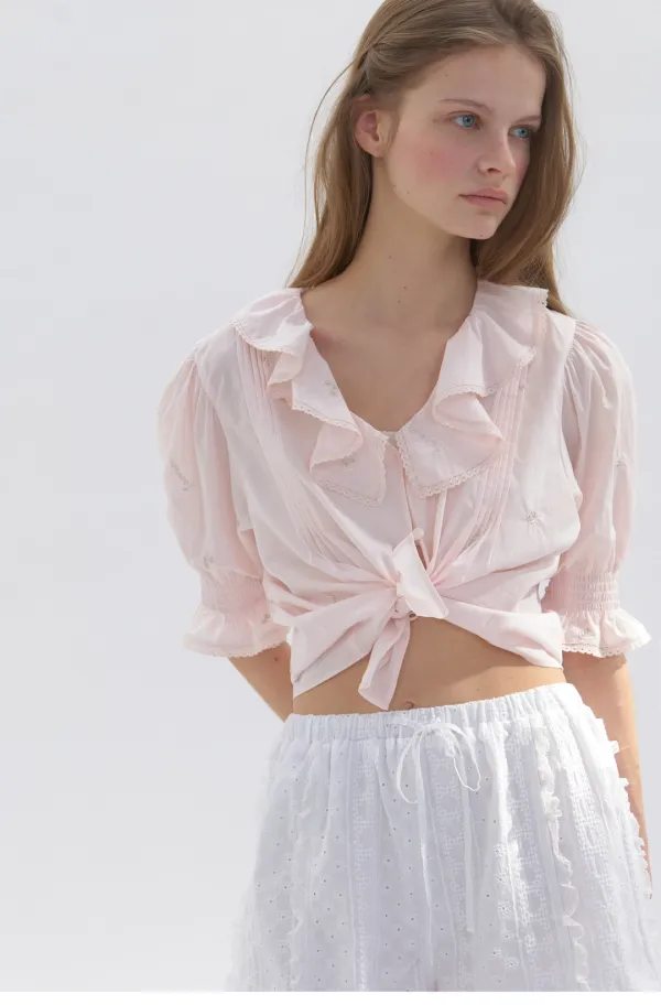 Silvery Summer Blouse Pink (2nd)