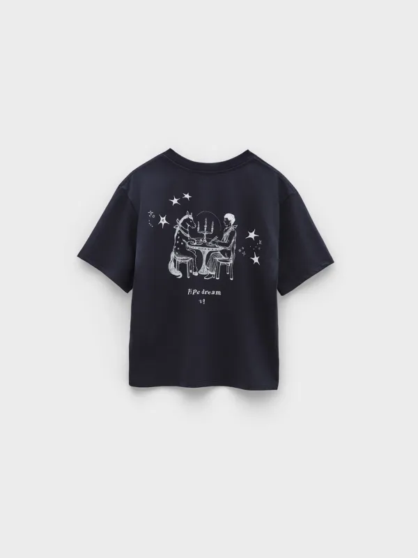 Pipe Dream Mini T-Shirt_Navy
