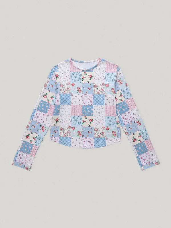 Shalott Floral Patchwork Tee (16th)
