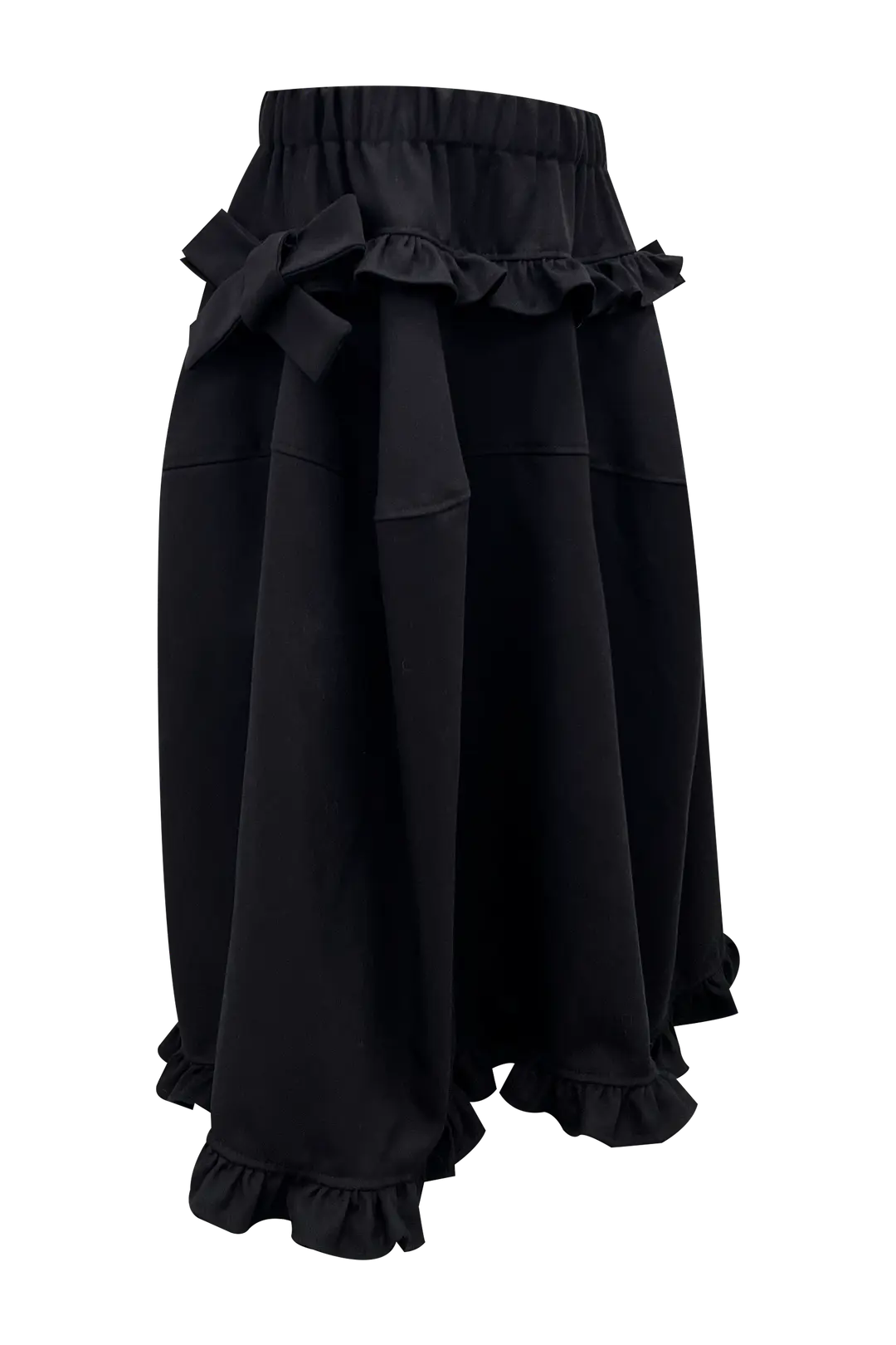 체메씨 BOW CULOTTES SKIRT (BLACK) 상품 이미지 2